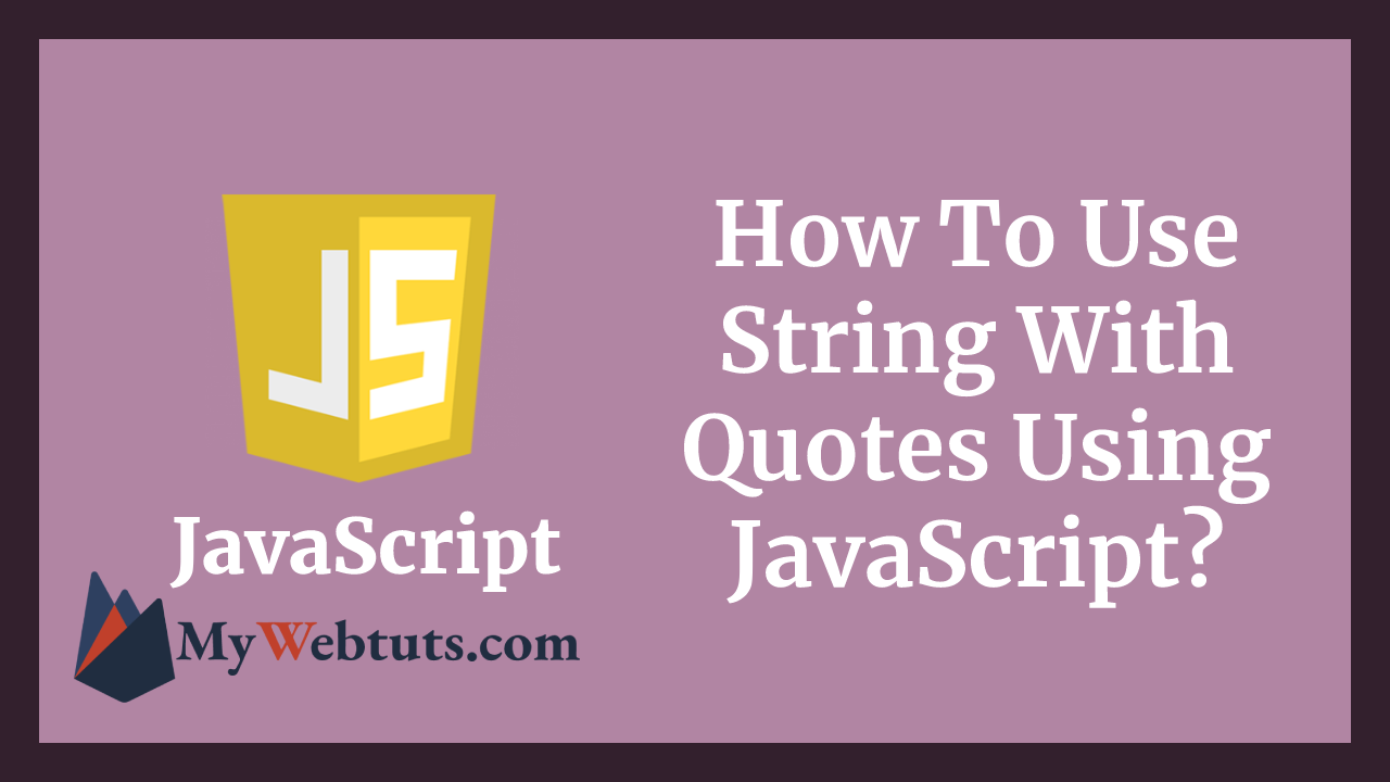 quote in text javascript