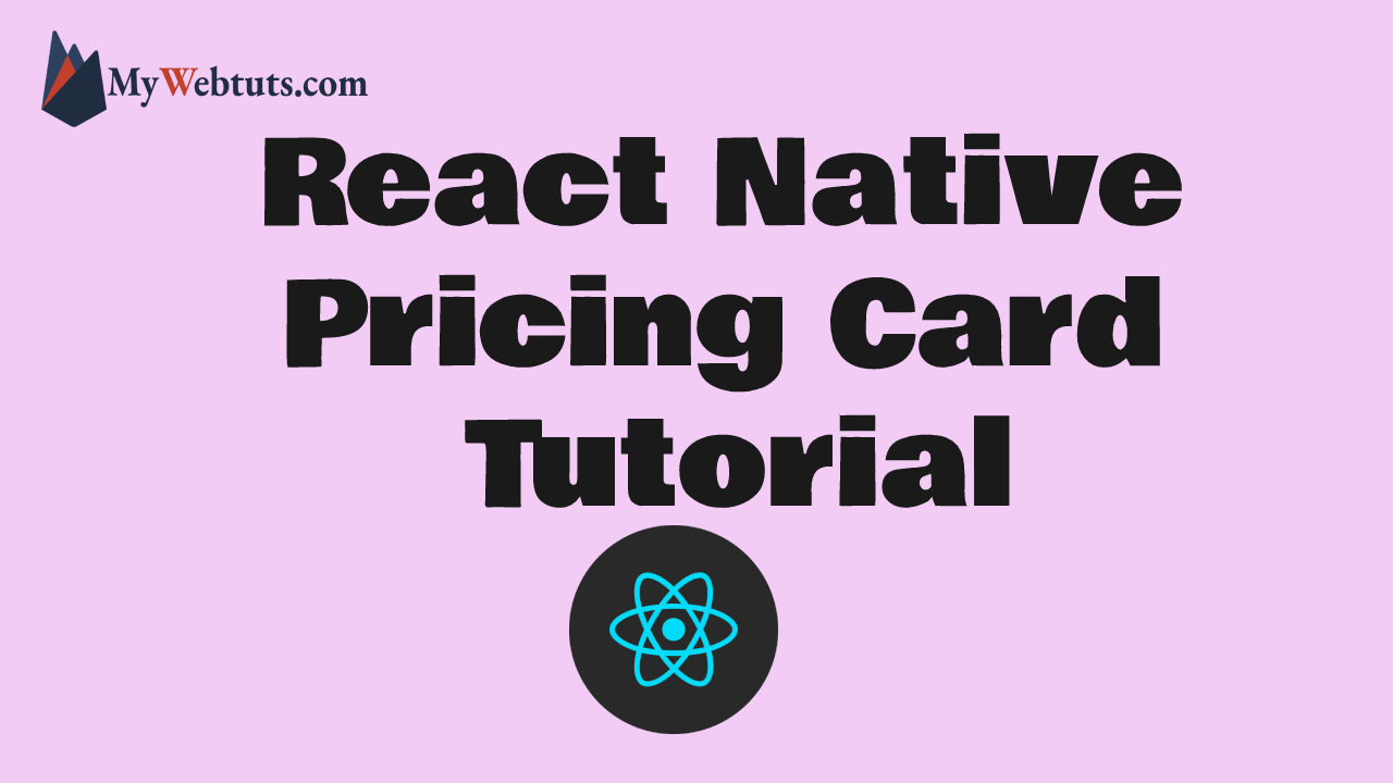 React Native Pricing Card Tutorial